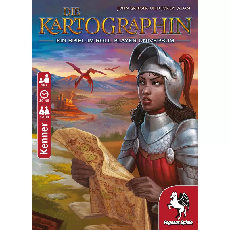 Pegasus Spiele Die Kartographin lauamäng