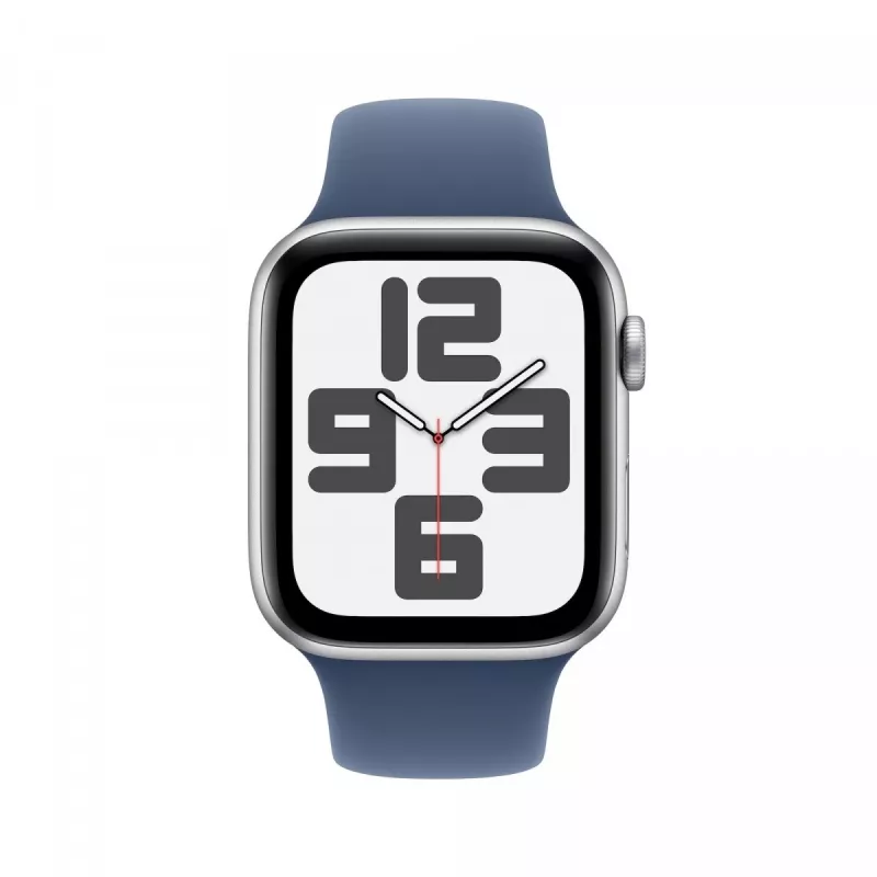 Apple Watch SE GPS 40mm hõbedane alumiiniumkorpus teksasportribaga