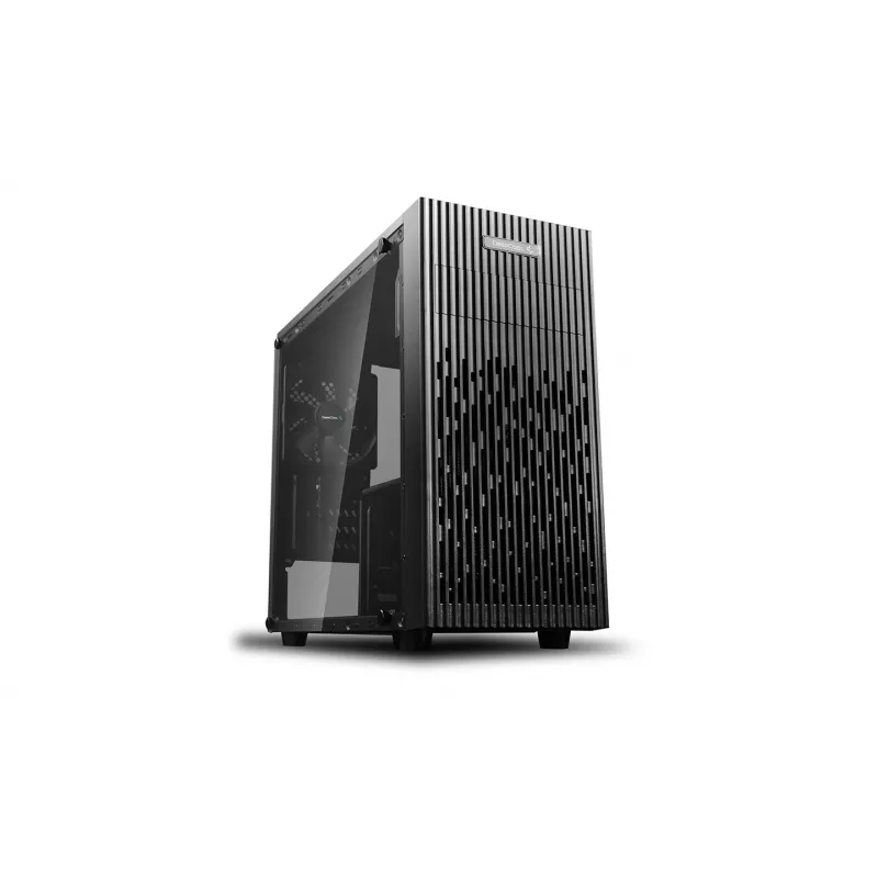 Arvuti korpus DeepCool Matrexx 30 Mini Tower — Micro ATX, karastatud klaas, 3x3.5 tolli / 2x2.5 tolli pesad, GPU kuni 25 cm