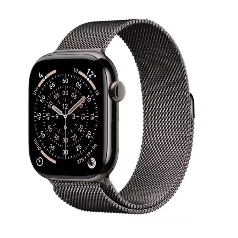 Apple Watch Series 11 GPS + Cellular 46mm Slate Titanium korpus Slate Milanese silmusega M/L