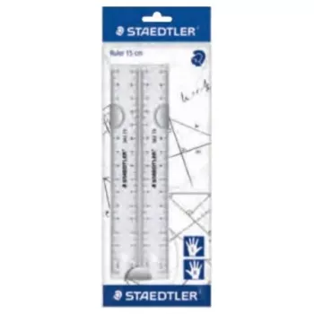 Joonlaud Staedtler 562 152 PB 150 mm plastikust läbipaistev 2 tk
