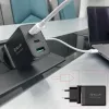 Seinalaadija Tellur TLL151451 65W, 3 porti (2x USB-C, 1x USB-A)