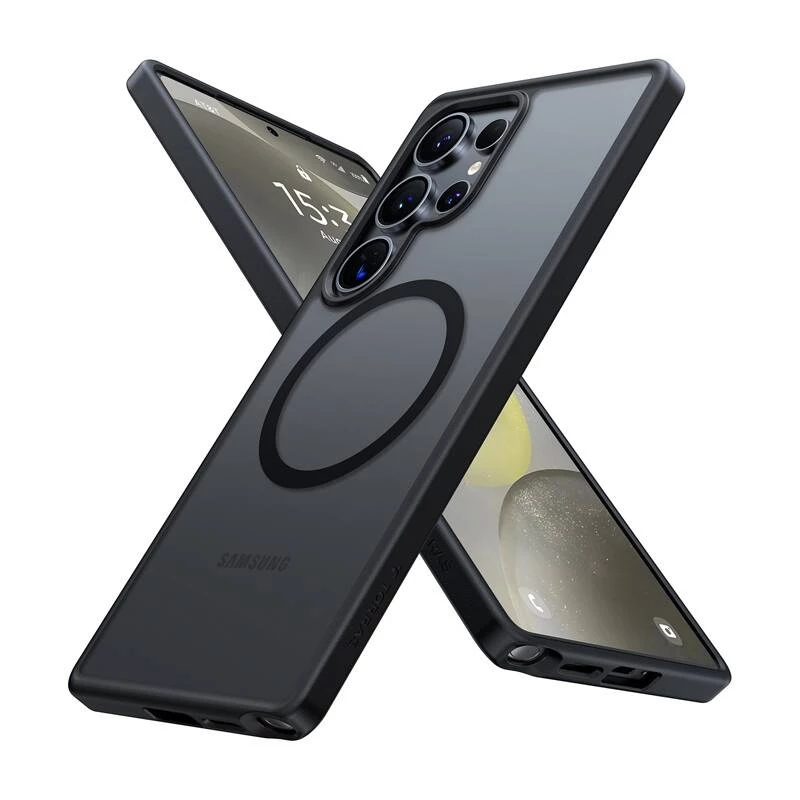 Torras Guardian Magnetiline korpus koos alusega Galaxy S25 Ultra jaoks, must (X00FX2231)