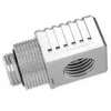 Barrow 90° adapter G1/4 IG – G1/4 IG, mudel FBFTWT90-V2 S, hõbedane, pöörlev liitmik vedelikjahutusele