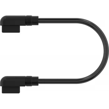 Corsair iCUE LINK kaabel 2x 135mm saledate 90A° pistikutega, must
