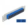 Fiber Optic Patch Panel DeLOCK 10 tolli 12 port SC Duplex Sinine 1U Hall