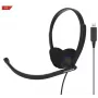 Koss CS200 USB-peaklapp juhtmega peavõruga kõned/muusika USB Type-A must