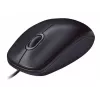 Logitech M90 juhtmega optiline kontorihiir — 1000 DPI, mõlemakäeline, USB Type-A, must