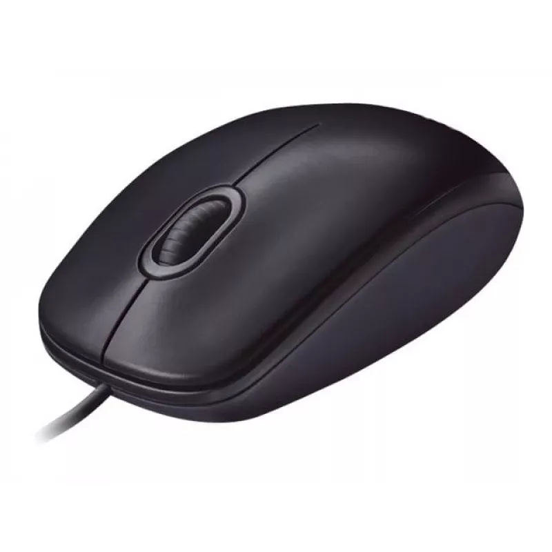 Logitech M90 juhtmega optiline kontorihiir — 1000 DPI, mõlemakäeline, USB Type-A, must