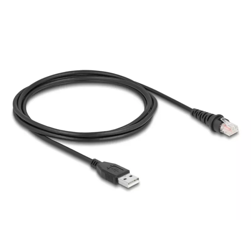 DeLOCK RJ50 USB 2.0 tüüp-A vöötkoodiskanneri kaabel 2 m