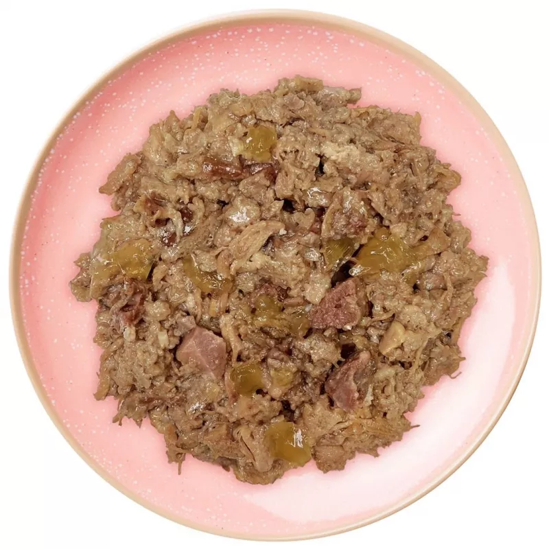 Märg kassitoit wiejskazagroda Kana-filee lambalihaga 85 g — täiskasvanud, teraviljavaba, üheportsjoniline kotike