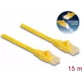 DeLOCK RJ45 kaabel Cat.6A U/UTP kiirjälitus 15 m kollane