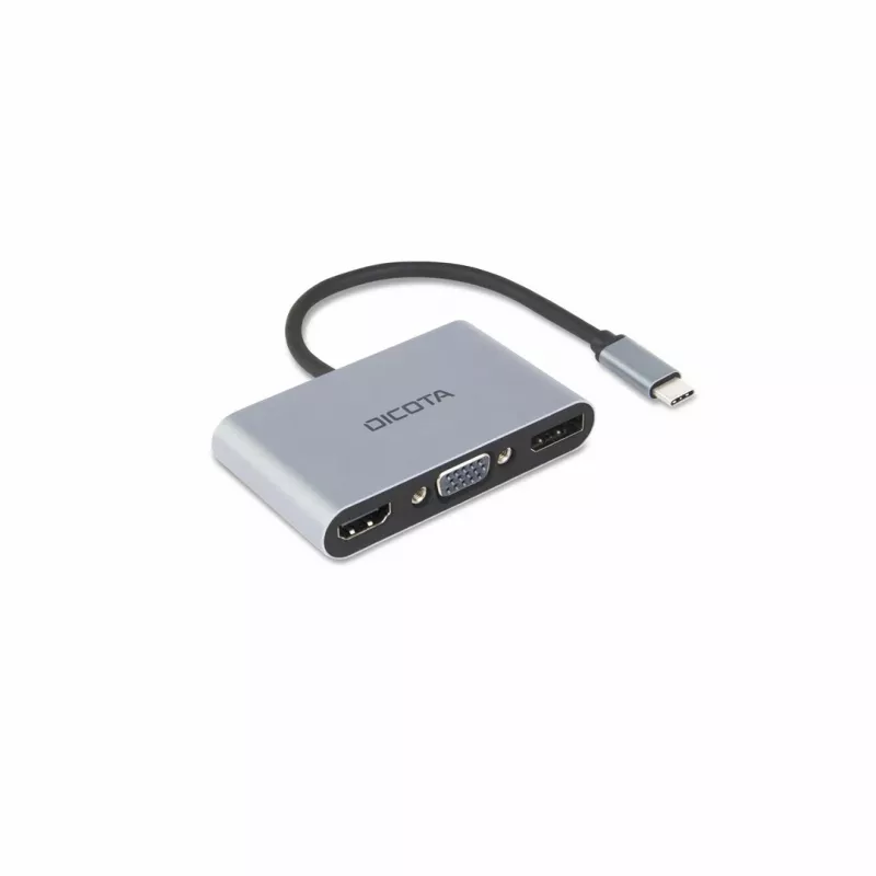 DICOTA D32064 mobiilseadme dokkimisjaam tahvelarvutile/nutitelefonile/sülearvutile hõbedane