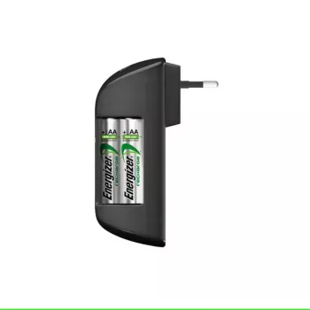 Akulaadija Energizer Pro Charger AC 4‑pesaline AA/AAA NiMH jaoks, 100–240 V, 2000 mAh akud kaasas