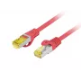 Võrgukaabel Lanberg PATCHCORD KAT.6A S/FTP LSZH CU 1M Punane