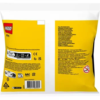 LEGO hariduslike kirjutusklotside komplekt 30711 — kombatavad õppeklotsid varajaseks käekirja ja jutuvestmise harjutamiseks
