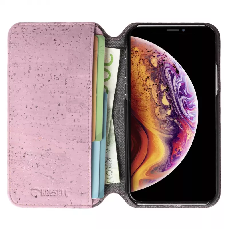 Folio Case Krusell Birka iPhone 11 Pro 15.5 cm Roosa