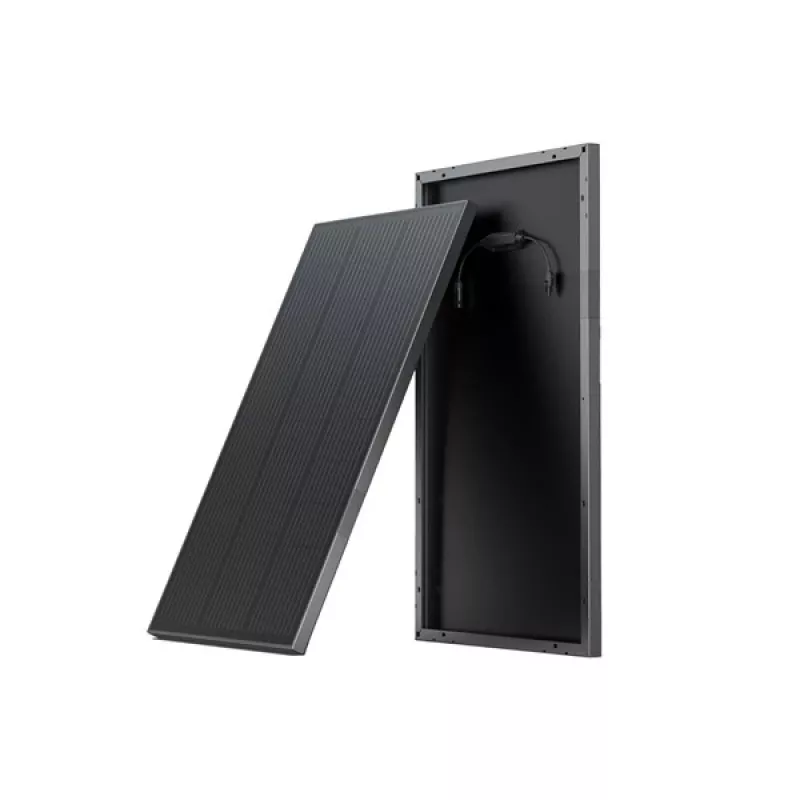EcoFlow ZMS331 päikesepaneel 100 W monokristallilisest ränist must IP68