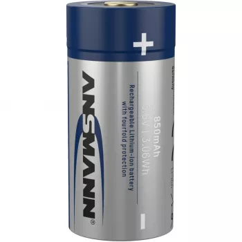 Ansmann 16340 Li-ion laetav aku 850 mAh 3,6 V Micro USB sisend 1300-0015
