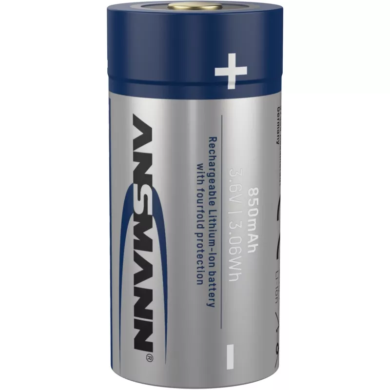 Ansmann 16340 Li-ion laetav aku 850 mAh 3,6 V Micro USB sisend 1300-0015