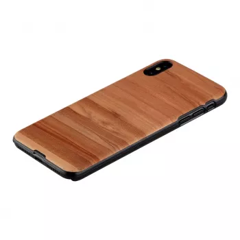 Man and wood telefonikest iPhone X/XS jaoks — cappuccino must kaitsekate