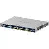 Managed Gigabit PoE Switch NETGEAR GS752TXUP — 48× Gigabit RJ-45, 10G tugi, 1U riiul, 176 Gbit/s kommutatsioonivõimsus
