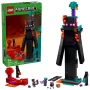 LEGO Minecraft komplekt 21279 The Enderman Tower, 867 detaili, 2 minifiguuri, 450 mm kõrge