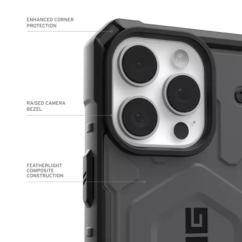 Urban Armor Gear Pathfinder mobiiltelefonikest 16 cm (6,3) ümbris hõbedane