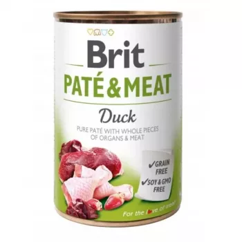 BRIT Pate&Meat Adult Duck - märg koeratoit - 400 g