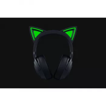 Peakomplekt Razer Kraken Kitty V2 BT — juhtmevaba Bluetooth, ümberkõrvaklapid, peapael, 20–20000 Hz, 325 g, must