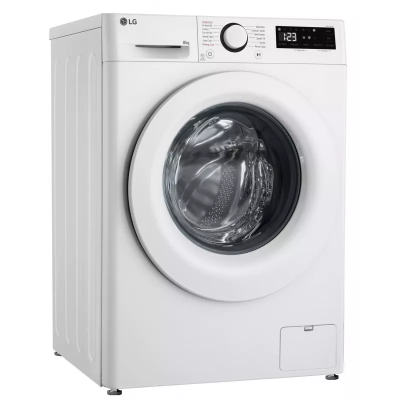 LG | Pesumasin | F2WR508SWW | Energiatõhususe klass A-10% | Eestlaadimine | Pesuvõimsus 8 kg | 1200 p/min | Sügavus 47,5 cm | Laius 60 cm | Ekraan | LED | Aurufunktsioon