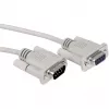 RS232-kaabel ROLINE DB9 M - F 10 m