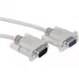 RS232-kaabel ROLINE DB9 M - F 10 m