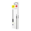 Baseus Yiven helikaabel USB-C kuni 3,5 mm minipesa, 1,2 m (must)