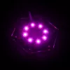 Kinnituskomplekt BitsPower Hexagon BP-WTHU-RGB — akrüül, läbipaistev, 91,4×80×6,5 mm