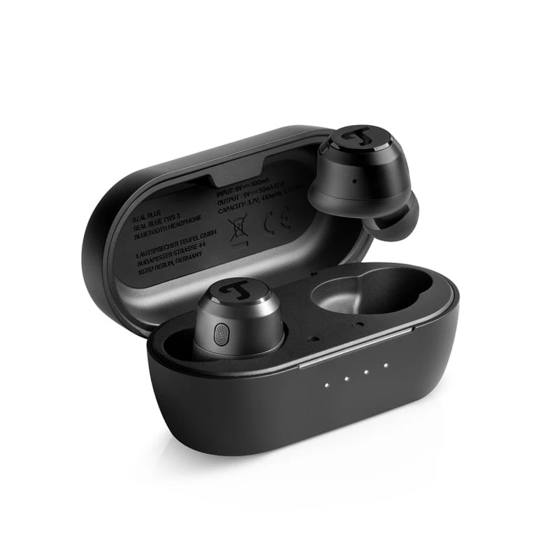 Teufel REAL Sinine TWS 3 peakomplekt juhtmevaba kõrvasisene kõned/muusika Bluetooth must