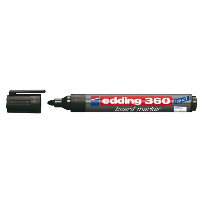 Marker Edding e-360 Must 1 tk Kirjutusvärvid Must