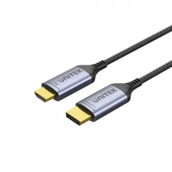 UNITEK KAABEL DISPLAYPORT 1.4 HDMI 2.1-LE, 8K, 1,8 M