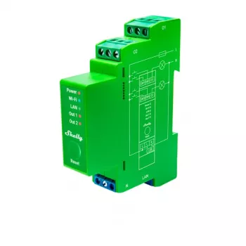 Shelly Pro Dimmer 2PM sisse ehitatud sinine, roheline, hall