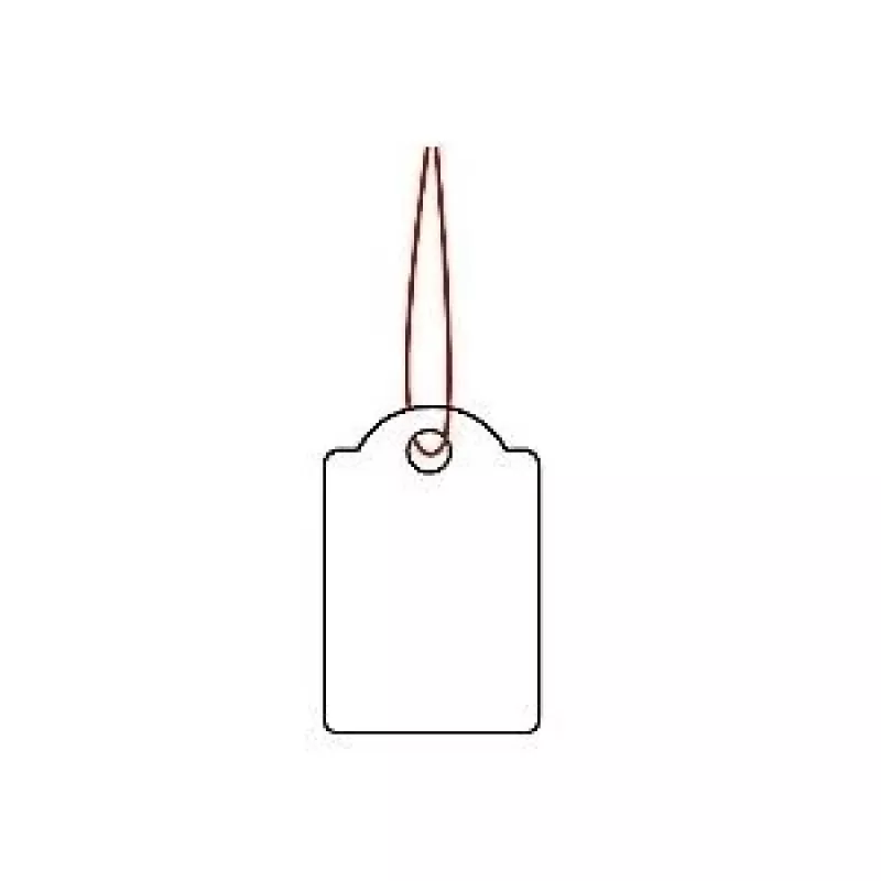 Nööriga märgistussildid HERMA 6902 15x24 mm punase nööriga