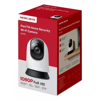 Sisejälgimiskaamera MERCUSYS MC200 Full HD 1080p, 87° vaateväli, 30 kaadrit/s, öönägemine 12 m, MicroSD kuni 512 GB