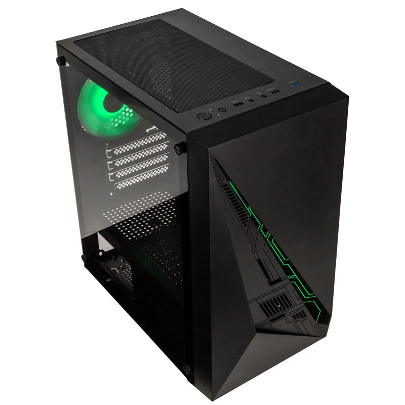 Arvutikorpus Kolink Inspire K2 Plus ARGB Micro-ATX Must