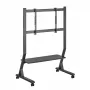 Mobiilne telerialus ART STO SD-22 45–90-tollistele ekraanidele, VESA 100×100–800×400, koormus 60 kg, teras, ratastega