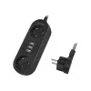 Pikendusjuhe LogiLink LPS262U 1,5 m 2 vahelduvvoolupistikut siseruumidesse must