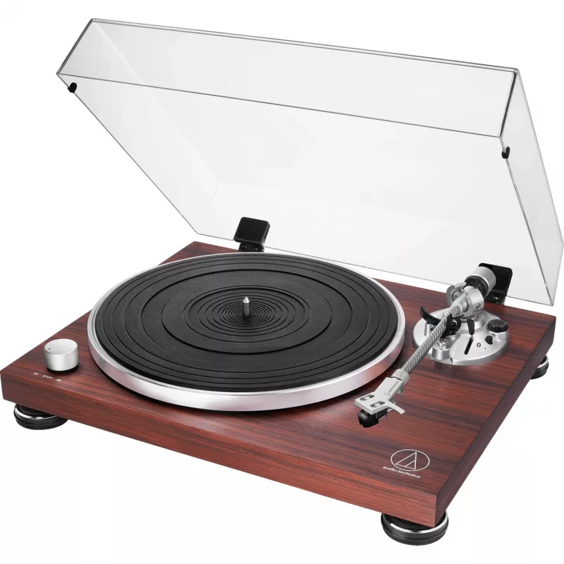 Rihmveoga helipleier Audio-Technica AT-LPW50BTRW Pruun Manuaalne