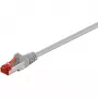 Wentronic Goobay CAT 6 paigalduskaabel, S/FTP (PiMF), hall, 10 m – LSZH halogeenivaba, vask (50891)