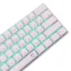 Juhtmega mehaaniline klaviatuur White Shark Shinobi-2 (GK-004211) — USA paigutus, punased lülitid, valge