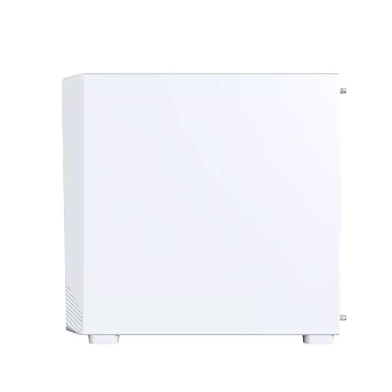 PC-korpus Montech X5M (W) Micro Tower, valge — Micro-ATX/Mini-ITX, toetab ATX-toiteplokki, 3x120 mm ees, 1x120 mm taga, 2x3,5 tolli sahtlit, 4x2,5 tolli sahtlit