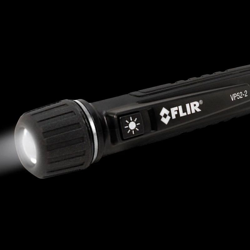 FLIR VP52-2 kontaktivaba pingetester CAT IV 1000 V LED, vibratsioon, helisignaal Taskulamp Must