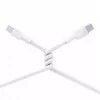 AUKEY CB-NAC1 Valge nailonpunutud USB-C – USB-A kaabel